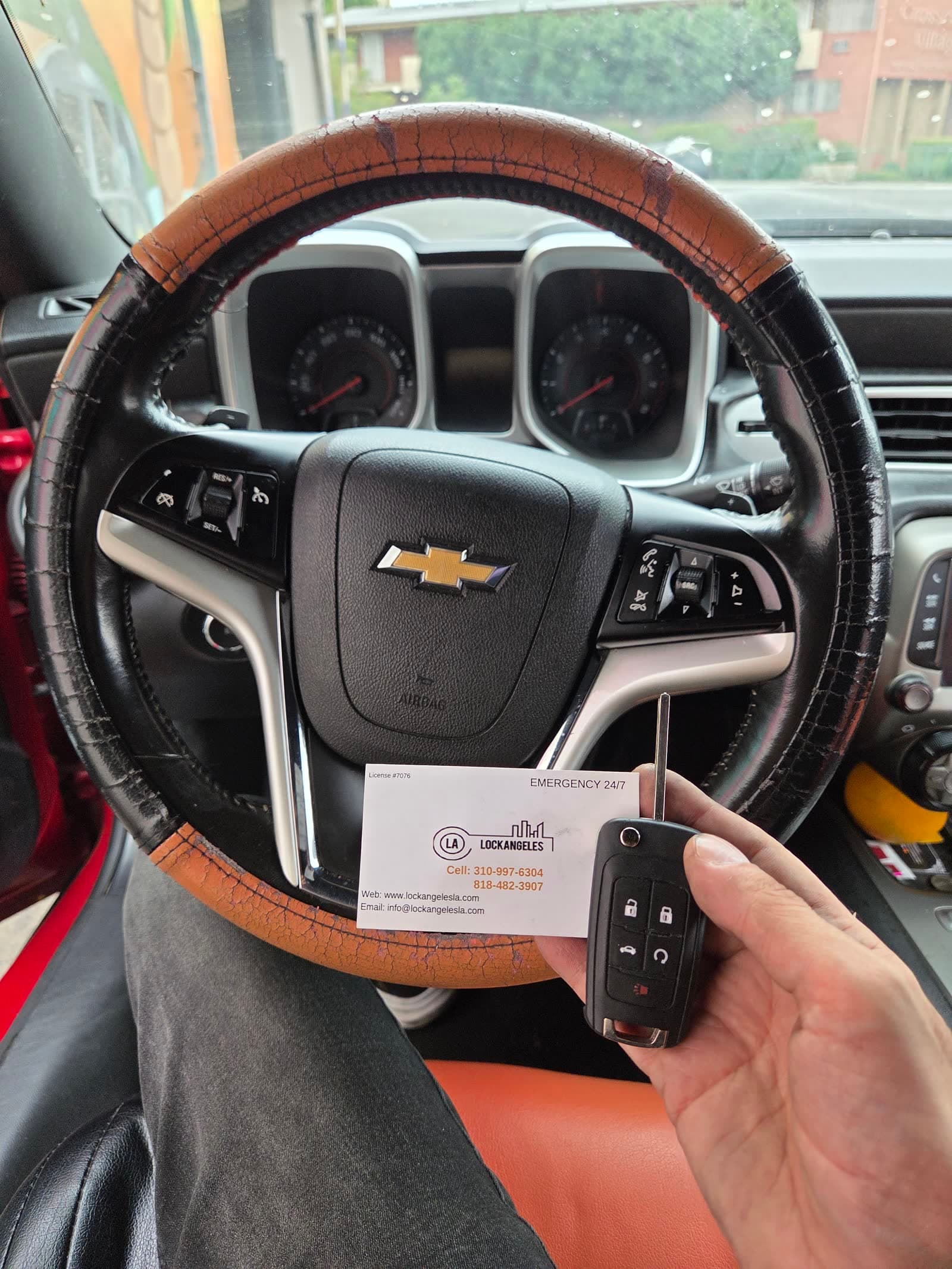 Chevrolet Camaro flip key replacement in Los Angeles