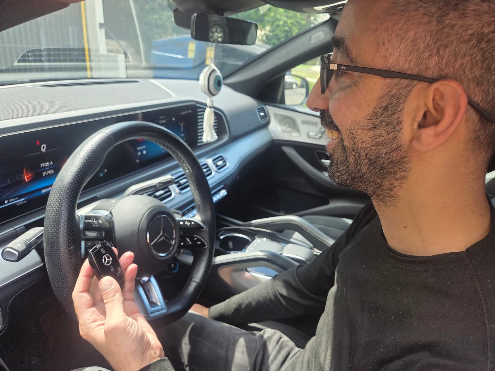 Mercedes-Benz AMG key fob programming on-site in Los Angeles